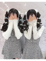 ルイ(LOUIS)&nbsp;【LOUIS】もこもこツインテール ヘアメ♪