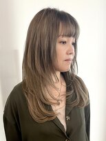 イーストハムアール(EAST HAM r)&nbsp;ハッシュカット/ミルクティーベージュ/ブリーチカラー