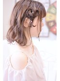 【メイズ東中野・鍛原志行】ハートがポイントのサイド編み込み