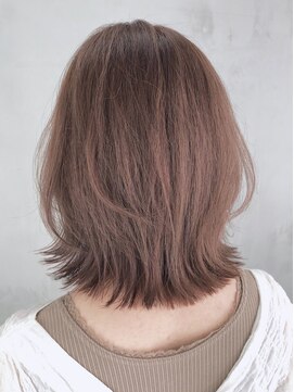 アルバム 銀座(ALBUM GINZA) ピンクベージュ_スパイラルインナーカラー_ba220113