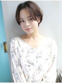 天神【BIRTH】　センターパート前髪なしショートボブ　8