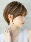 前髪あり大人ショート20代30代40代【AIN.表参道】川原大地
