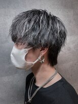 シン(syn)&nbsp;波巻パーマ　ハイライト