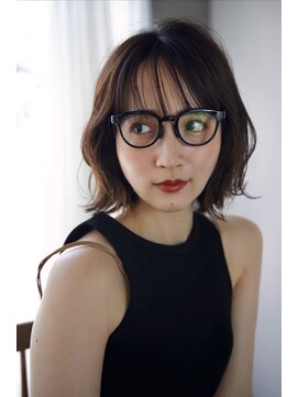 エインアンリー 明治神宮前(AIN.ANLY.) ★黒髪クラゲヘアーオリーブグレー小顔ココアベージュ韓国ヘア