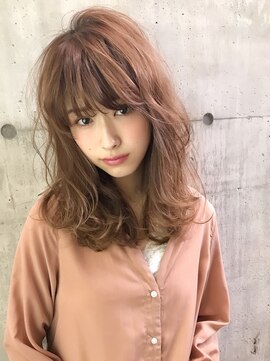 ユアーズ 青葉台店(youres) 韓国レイヤーで美髪ロング　シースルー前髪　ゆる巻きスタイル