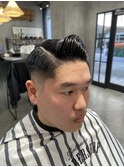 バーバー 刈り上げショート/アップバング/フェードカット