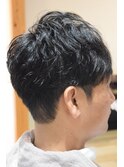 パーマヘア■理容室/バーバー/メンズ/ヘッドスパ/シェービング