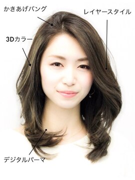 モノグラム(monogram) 【monogram/吉祥寺】ミセス、大人女性、白髪、マイナス6歳ヘア