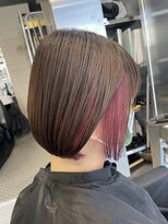 カラット 堺東(CARAT)&nbsp;インナーカラー/ピンク/ブリーチ/ボブ/ベビーピンク