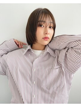 トレス(TRESS) 内巻きボブ　レイヤーボブ　顔まわりカット　大人ボブ