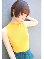 ブゾン(buZon)&nbsp;【buZon ブゾン】マッシュショート×ショコラブラウン