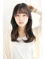 ダブルスタンダードプラスエヌ(W-STANDARD+n)&nbsp;20代30代40代　透け感バングでエギョモリスタイル【松山】＃792