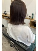切りっぱなしボブ