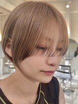 ストレータ バイ マリオ(Strata by mario)&nbsp;［横山限定］ミルクティーベージュエンドカラー×ショート