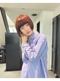 内巻きボブ レイヤーボブ 顔まわりレイヤー