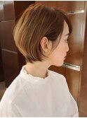 ショートボブ小顔カット大人ヘア髪質改善30代40代50代表参道青山