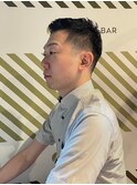 働く男のバーバースタイル クロップ/クルーカット#3