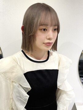 ラミエバイメルト 下北沢(lamie by melt) 花田/ボブ/切りっぱなしボブ/ボブウルフ/小顔/ワンレン/下北沢