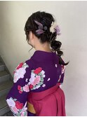 横浜／卒業式／アレンジ／横浜駅近/着付け