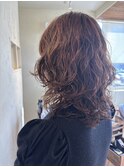 大人かっこかわいいパーマスタイル
