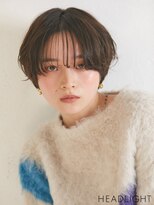 アーサス ヘアー デザイン 国立店(Ursus hair Design by HEADLIGHT) イメチェン外ハネボブ美髪ワイドバングブルーブラック