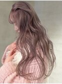 着物/フェミニンロング/似合わせカット/ウェーブミディアム/梅田