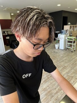 ハピネス 泊店(happiness) メッシュパイルツイスト