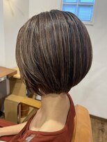 ナルー ヘアメイク(nalu hair make)&nbsp;白髪ぼかしハイライト×ベージュカラー