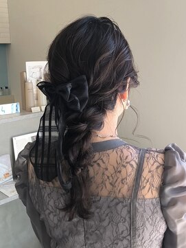 ドープリット(Dope LIT) 編みおろし/ロング/お呼ばれヘア