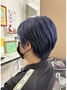 Wカラー×ブルーカラー