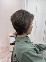 カミノワ(kaminowa)&nbsp;白髪率30%おすすめヘア/神戸/三宮/脱白髪染め/白髪ぼかし/