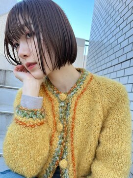 トリッカ 銀座(tricca) 銀座ボブ /暗髪ボブ /黒髪ボブ /銀座パーマ/銀座美容室