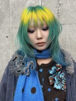 オーン 渋谷(OOn)&nbsp;ネオンイエローとミントターコイズ