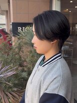リシェール 北越谷店(RICHAIR)&nbsp;着物ヘア/大人ガーリー/ダークアッシュ/似合わせカット/北越谷