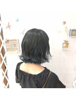 リーナ ビューティガーデン(LiNA BeautyGarden)&nbsp;インナーカラー×ブルーアッシュ