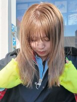 ディッセンバー 伊勢崎(December) 切りっぱなしボブ/ミニボブ/丸くないボブ/ヘーゼルベージュ