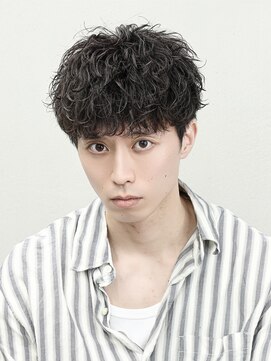 リベル(LIBER) ルーズショート/ルーズパーマ/波打ちツイストカール/men's