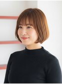 ハイライトショートボブ