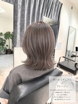 サロンワン(Salon1)&nbsp;外ハネミディアム+グレージュ