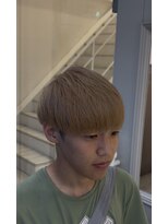 タイドヘア 茨木店(TIDE HAIR)&nbsp;ワンブリーチマッシュ