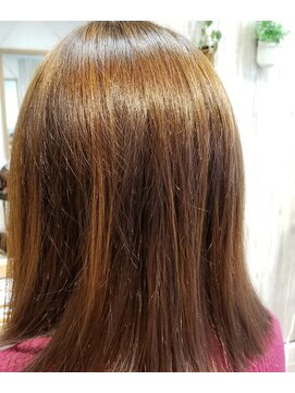 ヘアステージ ラプリュム(HAIR STAGE Ra Plume) 大人可愛いブラウンミディアム