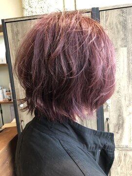 ルーディヘアーブランド(Ludi hair Brand) ダブルカラー！ピンクグレージュ！