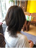 ミディアムレイヤー☆簡単スタイリング♪【BELL桜新町/用賀】