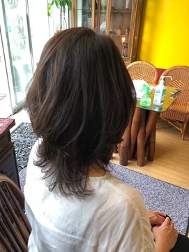 ベル(BELL) ミディアムレイヤー☆簡単スタイリング♪【BELL桜新町/用賀】