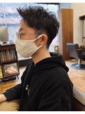 【IRIE HAIR赤坂】アップバング×ツーブロック×束感カット