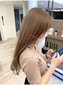 アプリコットミルクティー☆【ヘアカラー、池袋、ケアブリーチ】