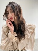 韓国レイヤーカットワンホンヘアロングウルフカット姫カット
