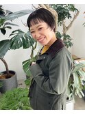 ショートバングスタイル