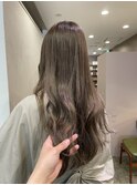 ハイライトで作るグレージュ