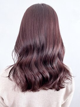 アイティーバイアルバム 八王子店(IT by ALBUM) ピンクブラウン_外ハネボブセクションカラー_ba381472